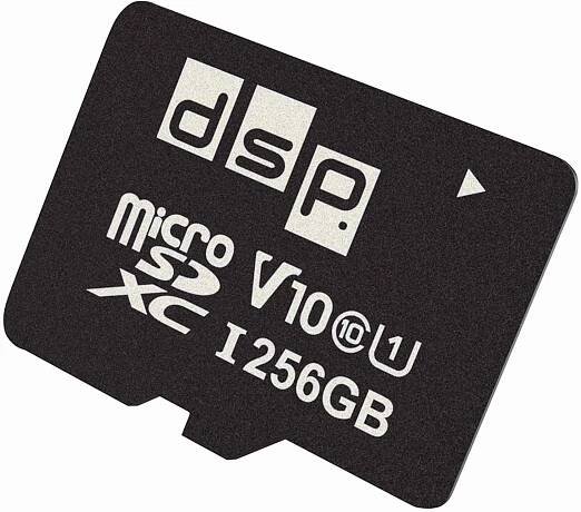 DSP Micro SDXC 256GB 100MB/s V10 PC: 1899,-