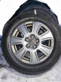 Zimní pneu Continental 215/65r16 s Audi disky