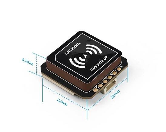 GPS modul GEPRC GEP-M10Q 22x22mm s kompasem - Obrázek 3