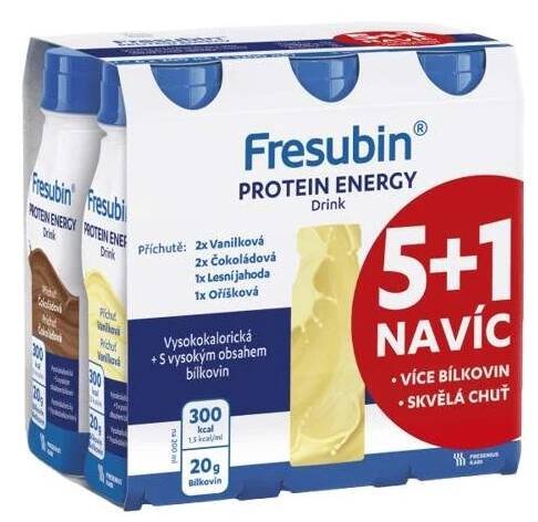 Fresubin Protein Energy Drink 200ml 5+1 navíc - skladem