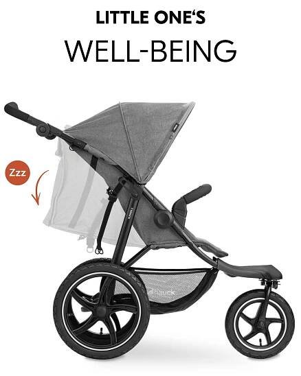 Hauck Sporťák Runner 2 CZ EDICE Melange grey - EshopBaby