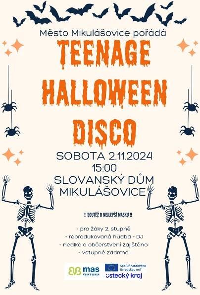 Teenage halloween disco - Město Mikulášovice