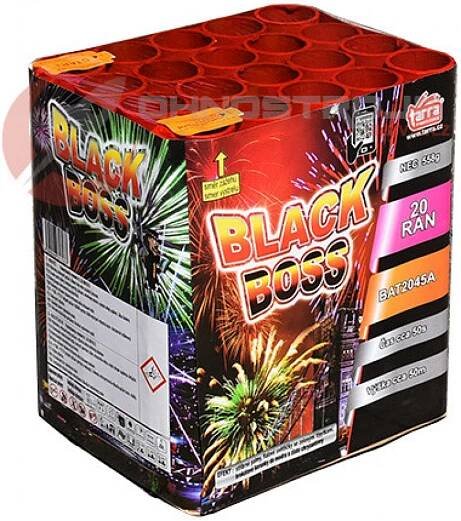 Pyrotechnika a ohňostroje Black Boss 20 ran