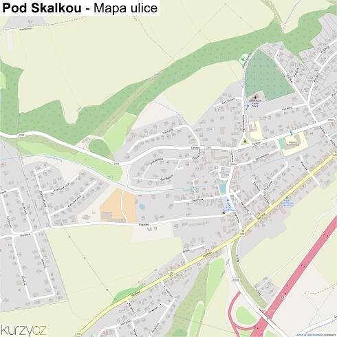 Pod Skalkou - mapy | Kurzy.cz