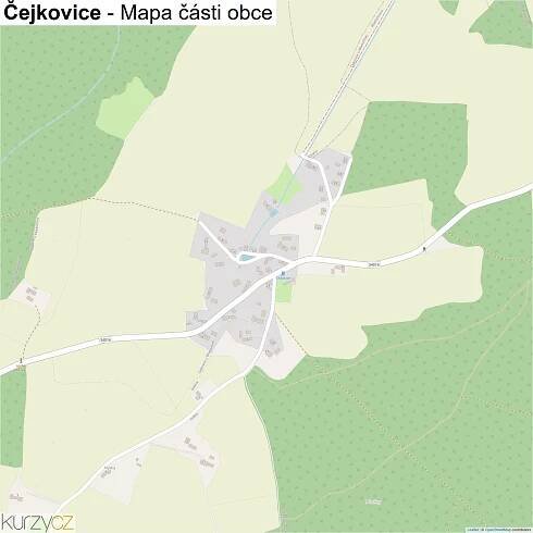 Čejkovice - mapy | Kurzy.cz