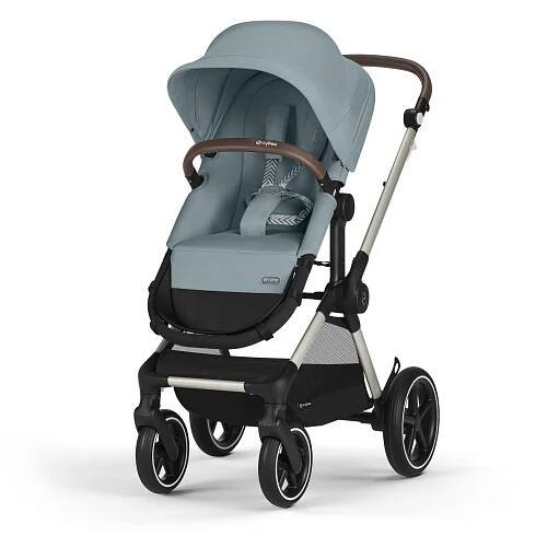 Cybex Eos Lux Hluboký kočárek Rámový rám Stormy Blue Rám hliníkový
