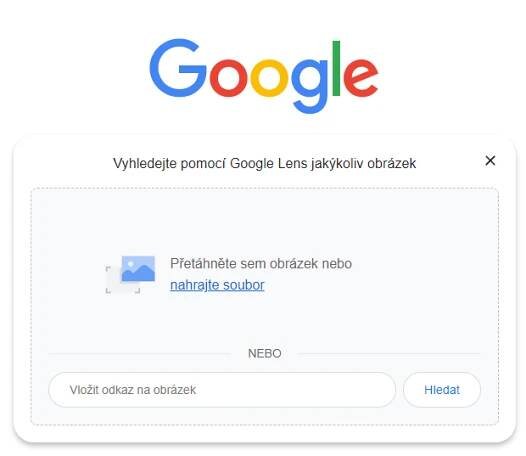 Vyhledávaní podle obrázku přes Google