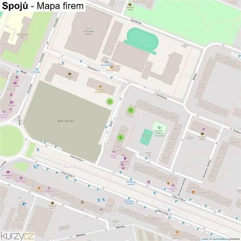 Spojů - mapy | Kurzy.cz