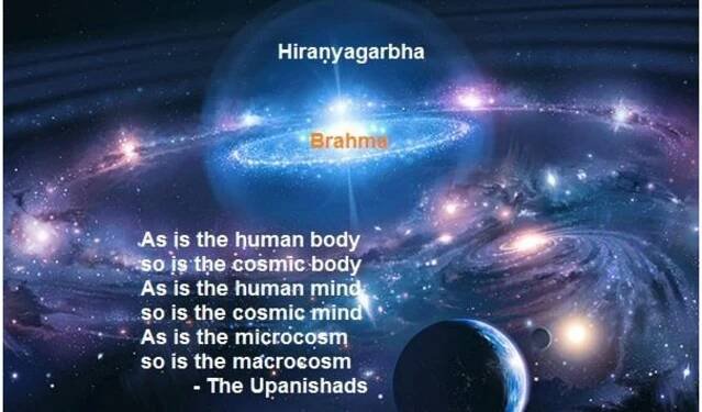 According to the Puranas, Daksha (Creator God -Prajapati) had several daughters from his  wife Prasuti and Virani. Daksha and his wife Virani had 62 daughters. 10 of those daughters were marriec to Dharma, 13 to sage Kashyapa (like Aditi, Diti etc.), 27 to Chandra(Moon God), 4 to Arishtanemi, 1 to Kama, 1 to lord Shiva, 2 to sons of sage Bhrigu, 2 to sage Angiras, 2 to Krisasva and according to Vishnu  Purana and Padma Purana, Daksha and his wife Prasuti had 24 daughters. The names of these 24 daughters are as mentioned below:  As per Hindu mythology, Hiranyagarbha (Sanskrit: fervery:) literally the 'Cosmic womb’ or ‘golden egg/Womb' is the source of the creation of universe or the manifested cosmos. The Upanishad calls it the Soul of the Universe or Brahman. Hiranyagharbha is the term used in the Vedanta for the  “creator”. Hiranyagharbha is also Brahma and is known as Svayambhu (self-born). Ten Prajapatis, who are believed to be the fathers of humans were also sons of Brahma. A list of ten  includes Marichi, Angiras, Atri, Pulastya, Pulaha, Kratu, Vasishtha, Daksha, Bhrigu and Narada. 