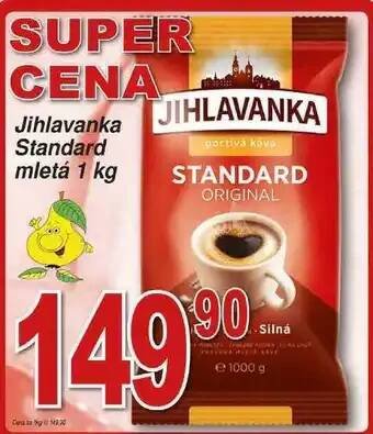 Hruška Jihlavanka standard mletá káva 1 kg nabídka