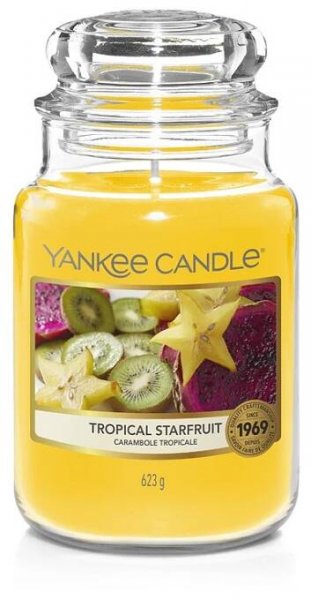 Akce - Tropical Starfruit velká svíčka Yankee candle, Břeclav