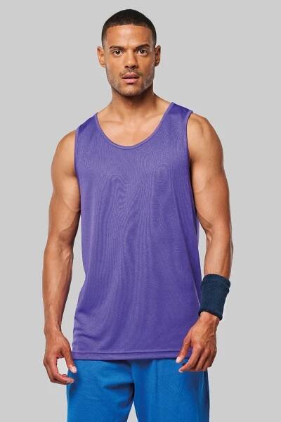 MEN’S SPORTS VEST White (Vyberte barvu bílá, Velikost XS)
