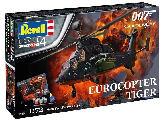 Revell Gift-Set James Bond "Golden Eye" Eurocopter Tiger 1:72