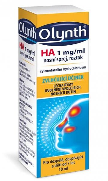 Olynth HA 0.1% nosní sprej sol. 1x10mg/10ml