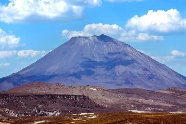 Sopka Misti v Peru — Stock obrázek