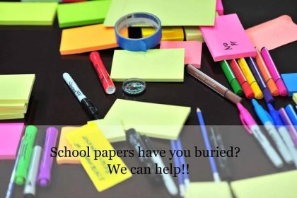 School papers have you buried? We can help!! - Heart of the Matter Professional Organizing