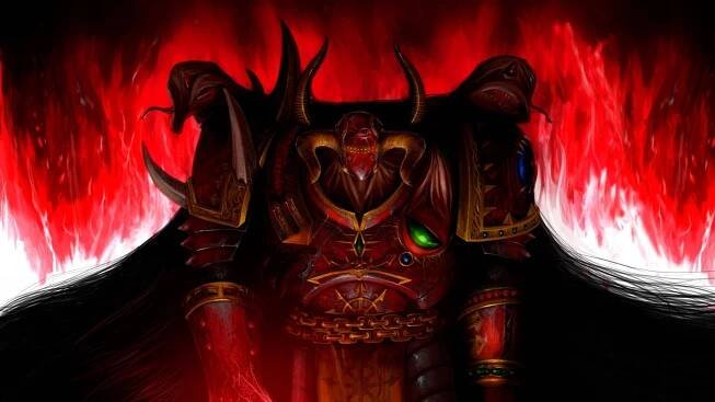 Chaotic Black Devil HD Wallpaper