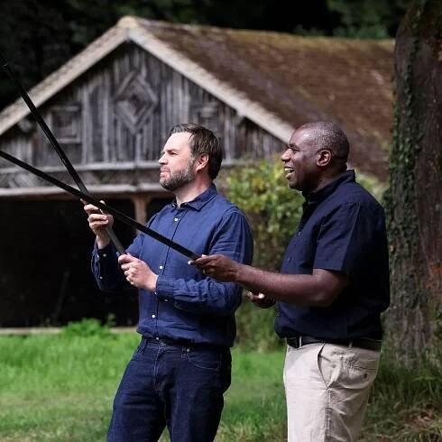 JD Vance pokes fun at David Lammy's fishing ability as Trump's VP starts UK trip