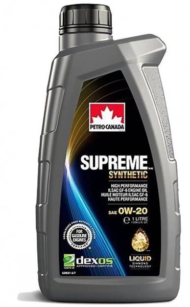Petro-Canada Supreme Synthetic 0W-20, 1L - Produkty BG a oleje Petro Canada - BGShop