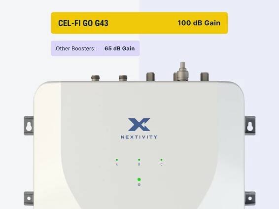 CEL-FI GO G43 Multi-Carrier Smart Signal Booster