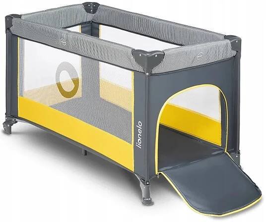 LIONELO Postýlka cestovní Stefi Yellow Lemon