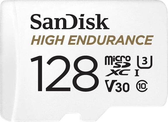 SanDisk MicroSDXC High Endurance 128 GB UHS-I U3 + adaptér (SDSQQNR-128G-GN6IA) od 436 Kč