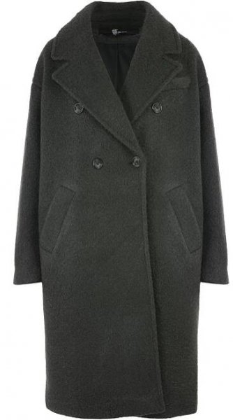 TMAVĚ ZELENÝ KABÁT Vero Moda