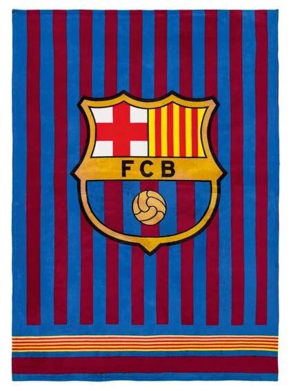 Hebká deka FC Barcelona, 150 x 200 cm