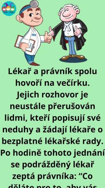 Vtip Dne: Lékař byl ohromen, když zjistil, že