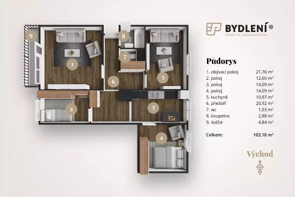 Prodej bytu 4+1 103 m², Na Konečné 207/11, Teplice ❤️ 3P Bydlení | 3P Bydlení s.r.o. ®