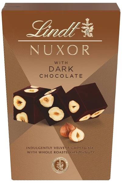 Lindt Nuxor hořká čokoláda s oříšky