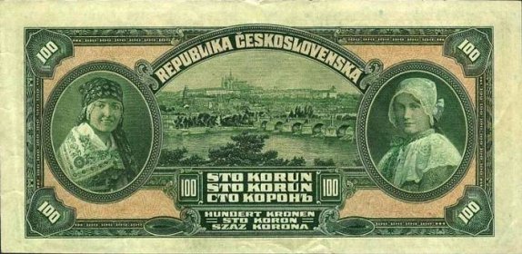 100 Kč 1920rub
