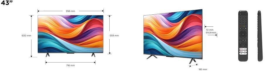 TCL 43" QLED (43T7B)