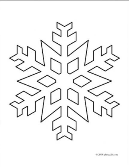 a snowflake that has been drawn in the shape of an arrow, and is black and white