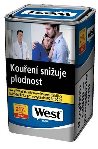 Tabák cigaretový West Blue 98g