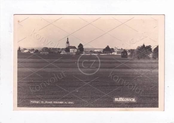 BLÍŽKOVICE Grešlové Mýto FOTO O. KNOLL Moravské Budějovice ZNOJMO - Pohlednice místopis