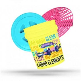 Liquid Elements Wascheimer 22L Pop Art kbelík s mřížkou a víkem