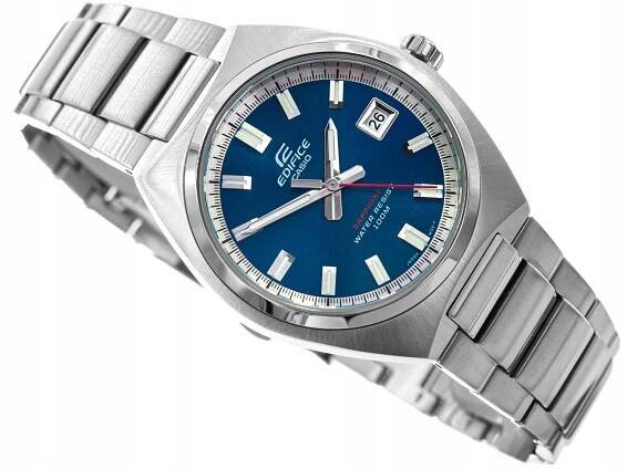 PÁNSKÉ HODINKY CASIO EFB-109D-2AVEF EDIFICE STŘÍBRNÉ NA NÁRAMKU DATA Druh analogové