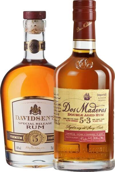 Set Davidsen's Special Release + Dos Maderas 5+3 - Tmavý rum | Svět nápojů