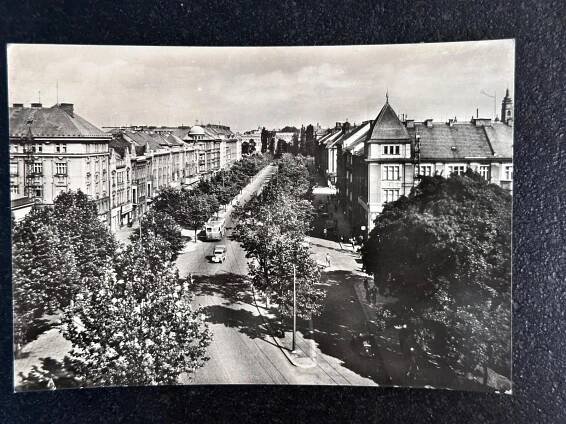 Pohlednice Hradec Králové, trolejbus ČKD-Vétra