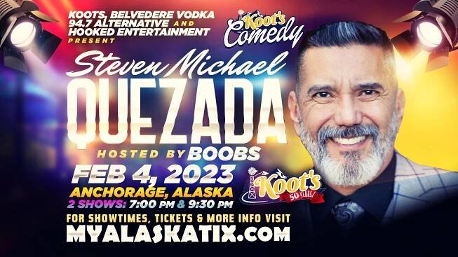 Comedian Steven Michael Quezada 2/4 9pm