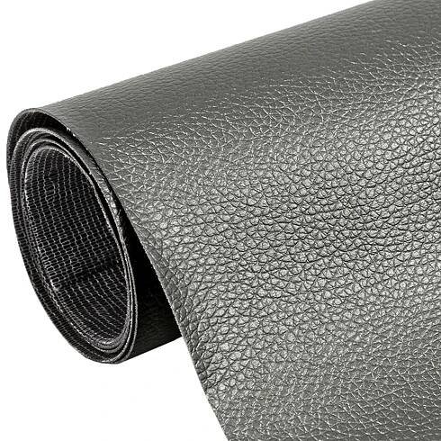 SAMOLEPICÍ EKO KŮŽE SKAJ SVĚTLE ŠEDÁ SILNÉ LEPIDLO 560g/m2 50x137cm