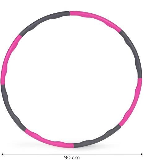 Obruč Hula Hoop s 90cm záložkami | Prijemny-dum.cz