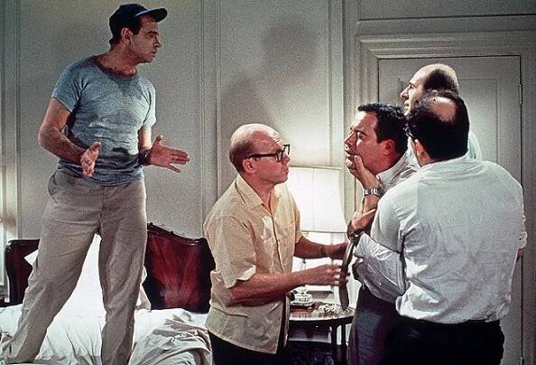 Walter Matthau, John Fiedler, Jack Lemmon, Herb Edelman - Podivný pár - Z filmu