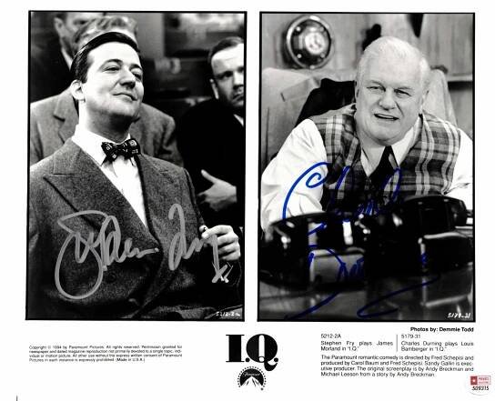 Charles Durning & Stephen Frye - autogram