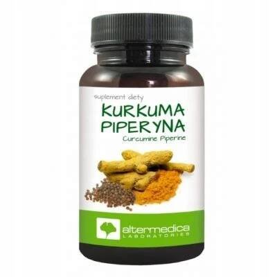 ALTERMEDICA KURKUMA PIPERIN 60 kapslí TRÁVENÍ
