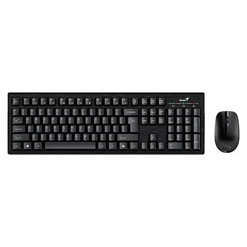 Obrázek produktu Genius KM-8101 COPILOT, sada klávesnice s bezdrátovou optickou myší, 1x AAA, 1x AA, CZ/SK, multimediální, nízkoprofilová typ bezdr