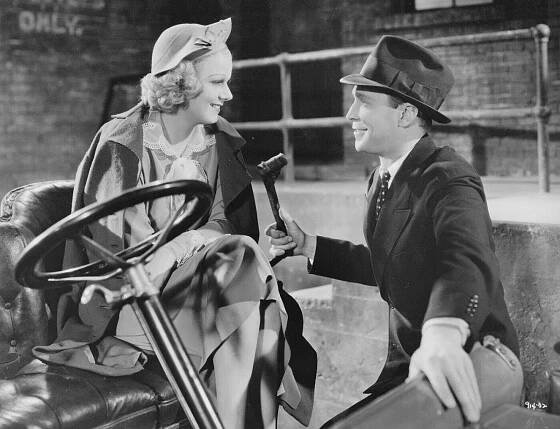 Čest pilotů - Z filmu - Jean Harlow, Franchot Tone