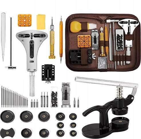 Hodinářský set Nástroje Klíč Imak pro opravu hodinek + Pouzdro