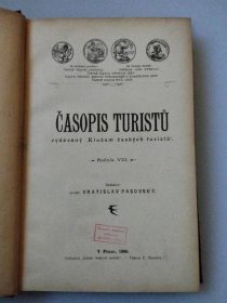 1896*Časopis turistů*Ročník VIII.*Vydávány Klubem českých turistů 